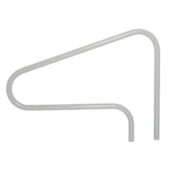 Saftron - 48" X 32" Return To Deck 3 Bend Hand Rail, Gray