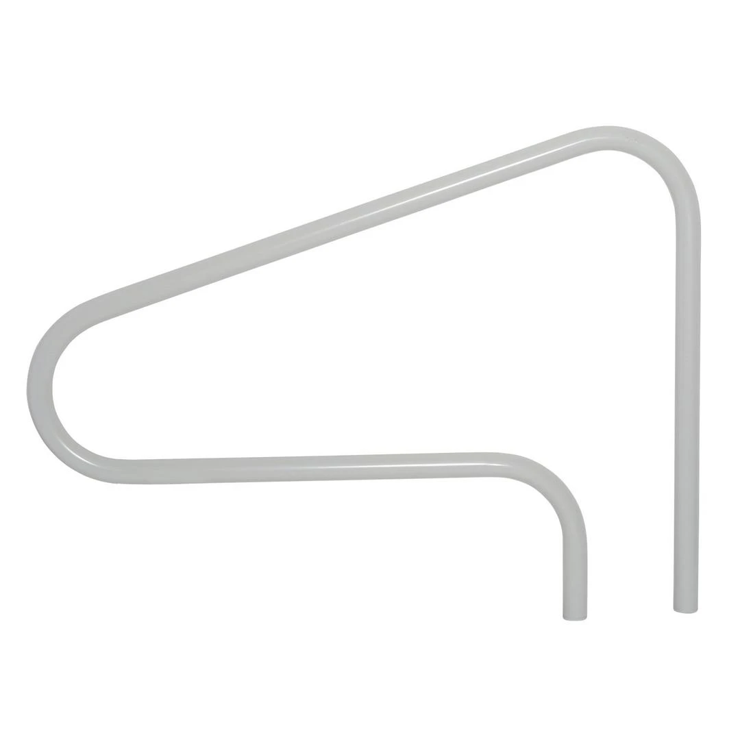 Saftron - 48" X 32" Return To Deck 3 Bend Hand Rail, Gray 3 Saftron - 48" X 32" Return To Deck 3 Bend Hand Rail, Gray