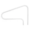 Saftron - 48" X 32" Return To Deck 3 Bend Hand Rail, White -Swimline Store 48 x 32 Return to Deck 3 Bend Hand Rail White