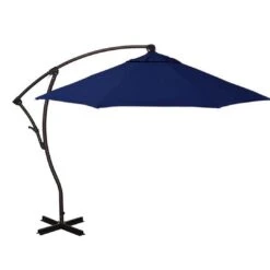 California Umbrella - 9 Ft. Cantilever Umbrella-F09, Navy Blue