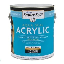 Smart Seal - Aqua Seal Acrylic Pool Paint, 1 Gallon, Blue Heaven