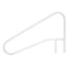 Saftron - 54" Return To Deck Cross Braced 3 Bend Hand/Grab Rail, White -Swimline Store Grab Rail White