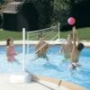 Dunn-Rite Products - H2O Hoops Poolside Basketball And Volleyball Game Set -Swimline Store H2O Hoops Poolside Basketball and Volleyball Game Set