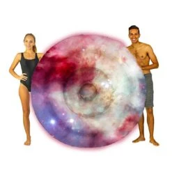 Pool Candy - LED 72in Giant Galaxy Island Pool Float