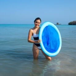 Swimways - Spring Float Papasan, Aqua -Swimline Store Spring Float Papasan Aqua 3