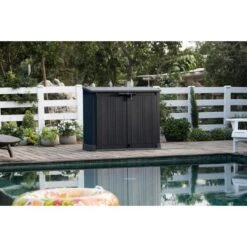 Keter - Store-It-Prime Resin Storage Shed, Black 9 Keter - Store-It-Prime Resin Storage Shed, Black -Swimline Store Store It Prime Resin Storage Shed Black 2