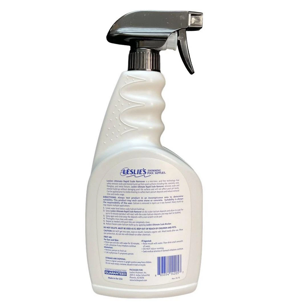 Leslie's - Ultimate Rapid Scale Remover 1 Qt 4 Leslie's - Ultimate Rapid Scale Remover 1 Qt - Image 2